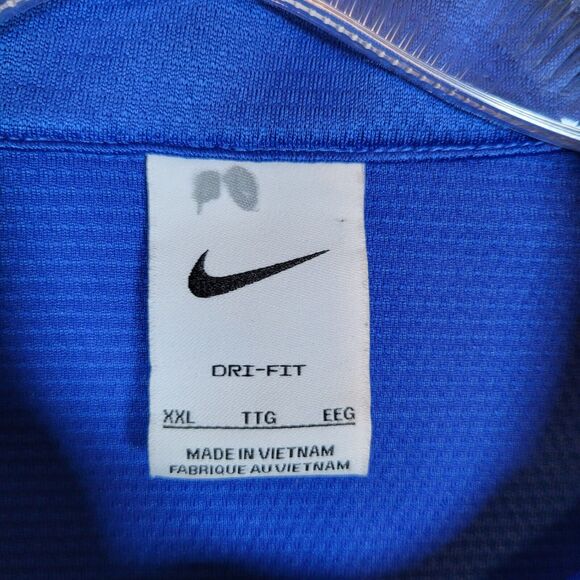 Nike Mens Golf Shirt Top Size XXL Blue Peach Dri-Fit Lightweight Activewear Lot - Picture 3 of 13